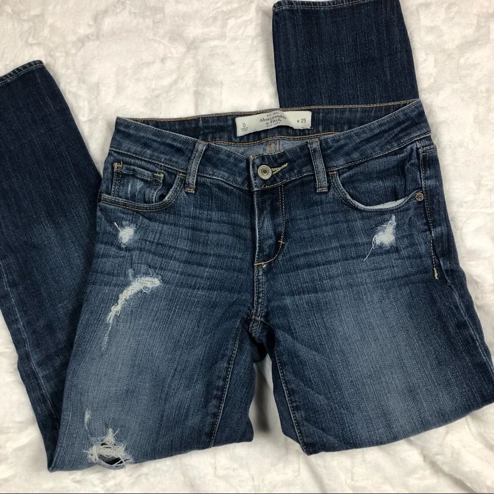 Abercrombie & Fitch Blue Jeans waist 25 - Picture 7 of 16